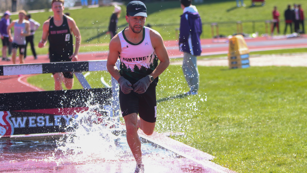 Huntington breaks three school records, hits three A standards